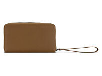 Кошелёк женский BUGATTI Daphne с ключницей, коньячный цвет, воловья кожа/полиэстер, 19х3х11 см