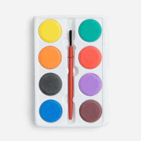 Краски Artmony, 8 цветов с кисточкой