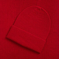 Шарф Nobilis Mono, красный