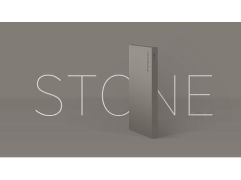 Внешний аккумулятор Rombica NEO ARIA Stone, 10000мАч, Soft-touch, PD, QCharge, Type-C, тёмно-серый