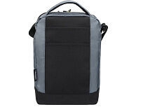 Сумка-планшет TORBER, черный/серый, полиэстер/добби, 22х10х29 см