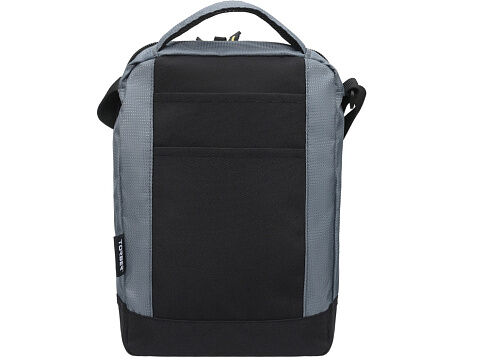 Сумка-планшет TORBER, черный/серый, полиэстер/добби, 22х10х29 см