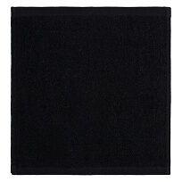 Полотенце махровое «Юнона», малое, черное