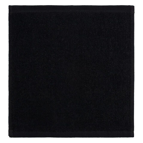 Полотенце махровое «Юнона», малое, черное