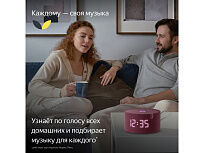 Умная колонка ЯНДЕКС Станция Мини с часами, 10 Вт, с Алисой, цвет: красный (YNDX-00020R)