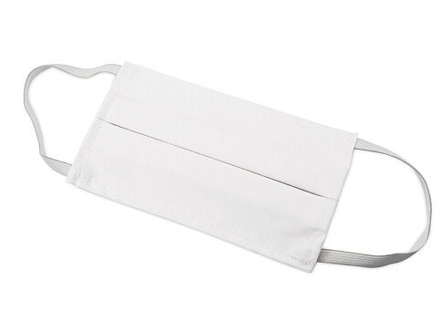 Маска для лица многоразовая из хлопка, белый