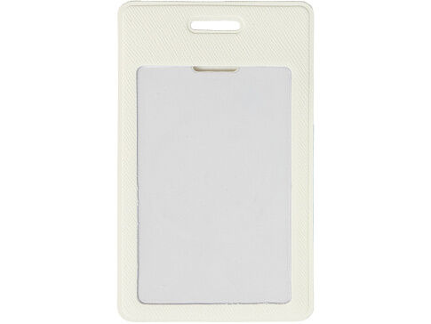 Вертикальный карман из экокожи для карты Favor, белый
