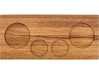 Набор для виски и коктейлей на подставке из дуба Savour