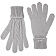 Перчатки Loren, дымчато-серые