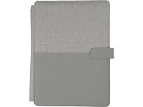 Папка для документов Kadeo с блокнотом, светло-серый