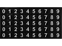 Табличка Tempark с номером телефона для временной парковки, черный