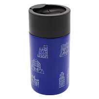 Вакуумная герметичная термокружка Kelly, синяя