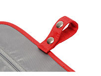 Несессер для путешествий со съемной косметичкой Flat, красный