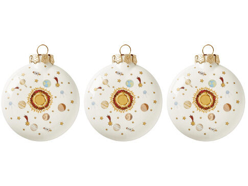 Набор новогодних игрушек, 3 шт