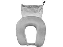 Подушка с эффектом памяти и вшитым чехлом Stash & Snooze