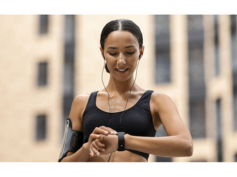 Смарт-часы Canyon SW-68  Badian, IP68, темно-красный (Р)