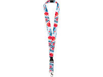 Ланъярд 2,5 см с карабином, межуровневым замком и замком обрыва