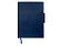 Бизнес блокнот А5 Monoi с клапаном, твердая обложка, 128 листов, темно-синий (Р)