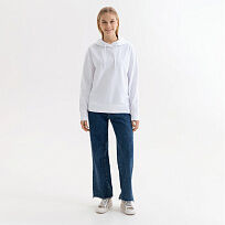 Худи с капюшоном, унисекс ALEX белый