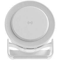 Лампа с колонкой и беспроводной зарядкой moonLight, белая