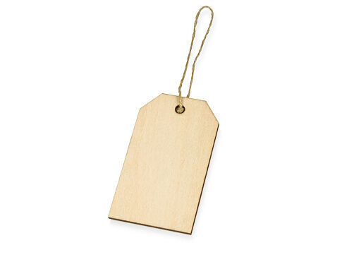 Набор деревянных ярлыков 9,3*5,5 см, 6шт