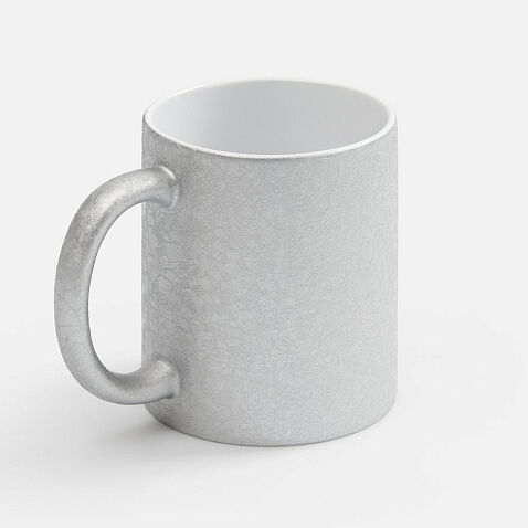 Кружка для сублимационной печати Sagredo, серебристая