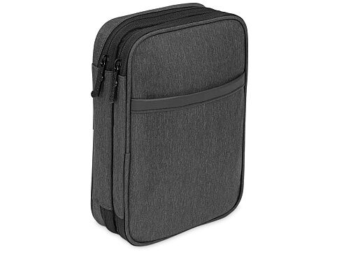 Органайзер для электроники District, темно-серый