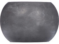 Круглая свечка в бетоне, фитиль дерево, spices