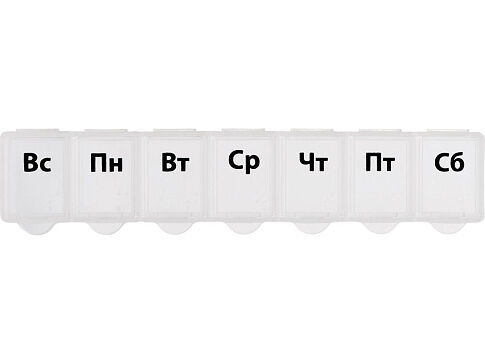 Футляр для мелочей One week, прозрачный