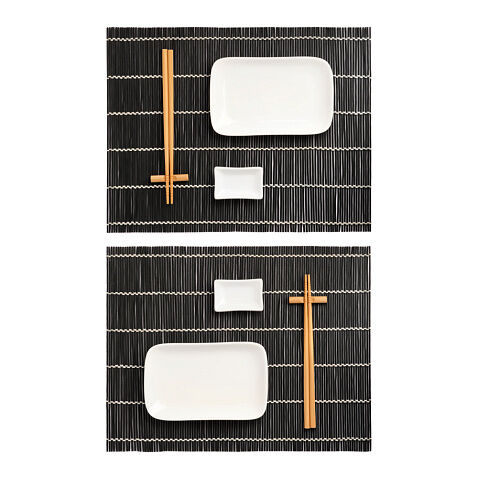 Набор для сервировки суши Tokyo (10 предметов), черный