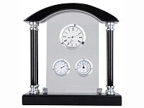 Погодная станция Нобель: часы, термометр, гигрометр