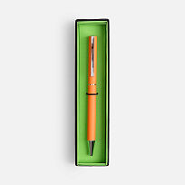 Ручка шариковая Blade Soft Touch в футляре, оранжевая