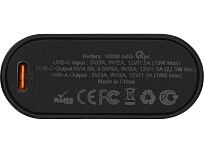 Внешний аккумулятор с QC/PD Qwik, 10000 mah, черный (Р)