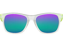 Очки солнцезащитные с зеркальными линзами Partymaker, лайм