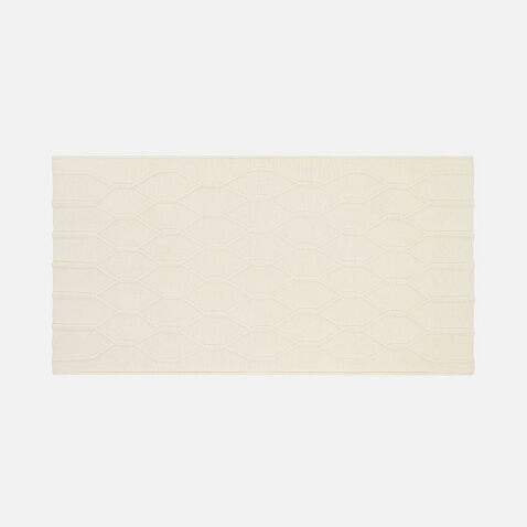 Плед Curve Verve, молочно-белый