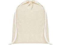 Рюкзак со шнурком Tenes из хлопка плотностью 140 г/м2, natural