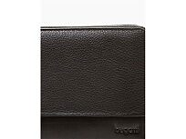 Кошелёк BUGATTI Atlanta, на молнии, чёрный, натуральная воловья кожа, 19,5х2,5х10,5 см