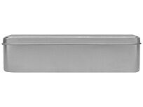 Коробка прямоугольная, серебристый