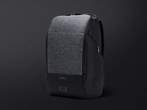 Антикражный рюкзак FlexPackPro для ноутбука 15.6, серый/черный