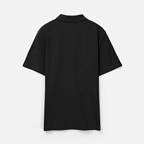 Рубашка поло унисекс Tervise, черная