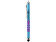 Ручка шариковая Nilsia со стилусом, голубой, черные черный чернила