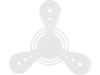 Летающий диск Фрисби, белый