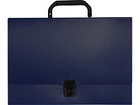 Папка-портфель А4, синий