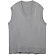 Жилет оверсайз унисекс Tad, светло-серый
