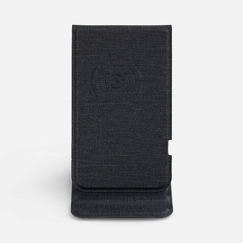 Подставка для смартфона с беспроводной зарядкой Kickstand, серая