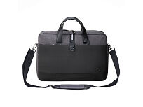 Сумка для ноутбука TORBER VECTOR 14.1'', черный/серый, нейлон, 40 x 5 x 28 см, 5л