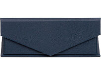 Подарочная коробка для флеш-карт треугольная, синий