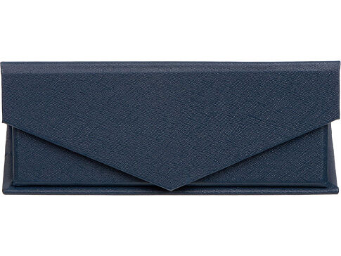 Подарочная коробка для флеш-карт треугольная, синий