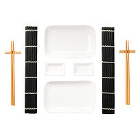 Набор для сервировки суши Tokyo (10 предметов), черный