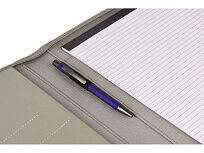 Портфолио А4 из RPET на молнии Harvey, 40 л FSC бумаги, серый